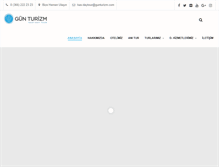 Tablet Screenshot of gunturizm.com